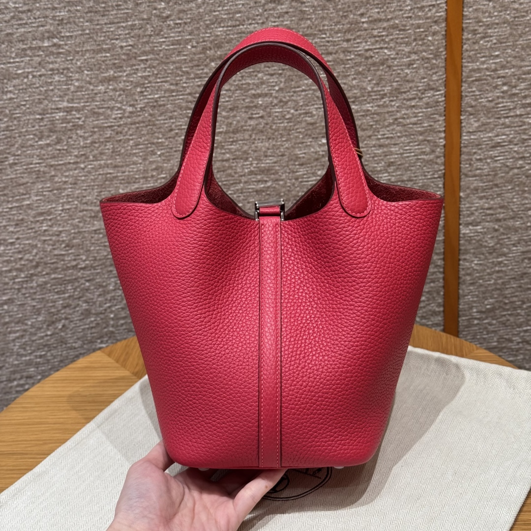 Hermès Picotin lo 90Framboise handbag (handmade to order)