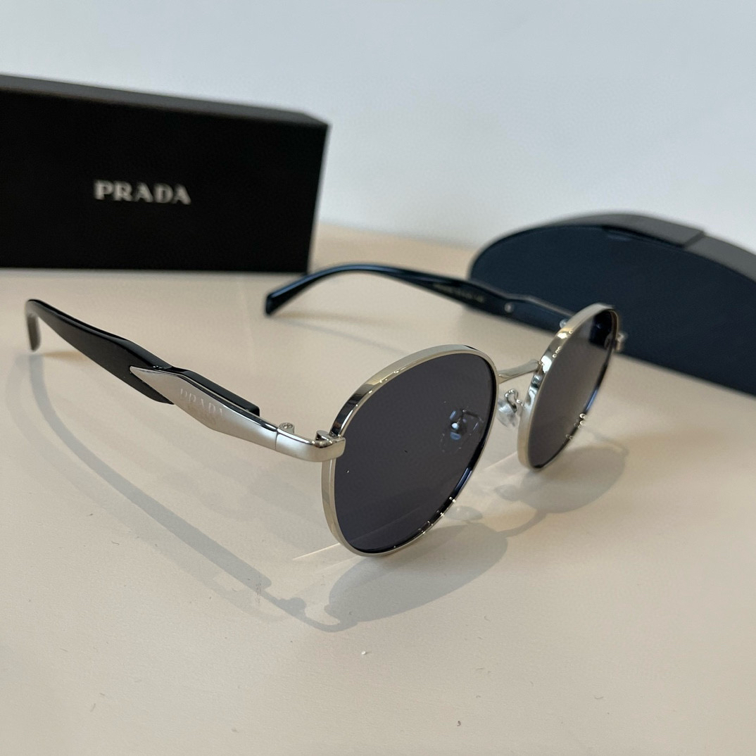 Prada round frame sunglasses