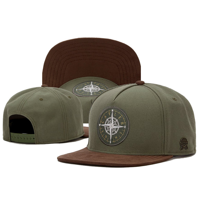 Sun hat flat brim hip-hop hat embroidered street dance men and women trendy street all-match hat