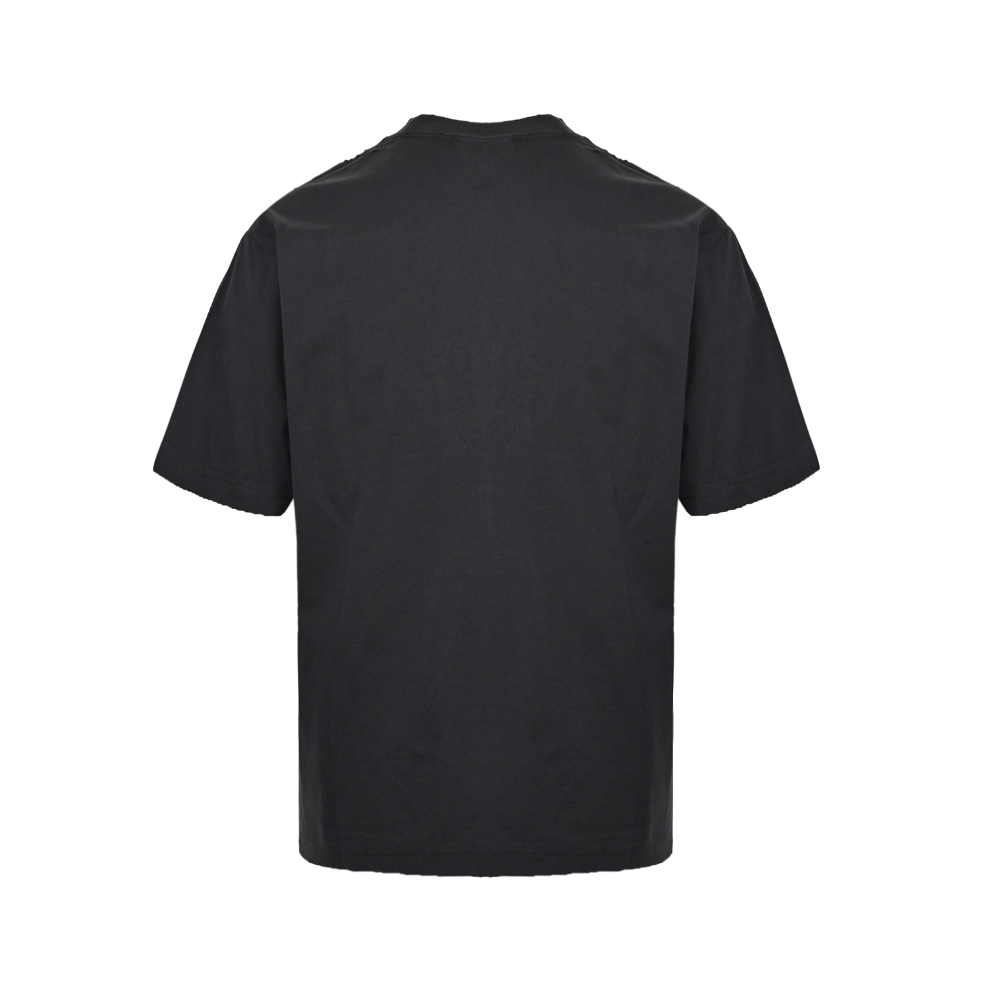 Balenciaga 25ss contrast color letter foam print short sleeves