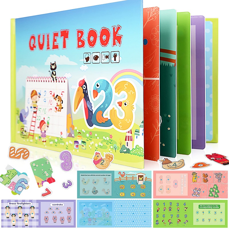 (🔥Early Christmas Sale- SAVE 48% OFF) 2022 New Montessori Interactive Felt Quiet Book-BUY 3 SETS FREE SHIPPING