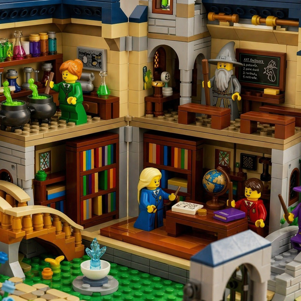 Magic Academy Castle Building Set