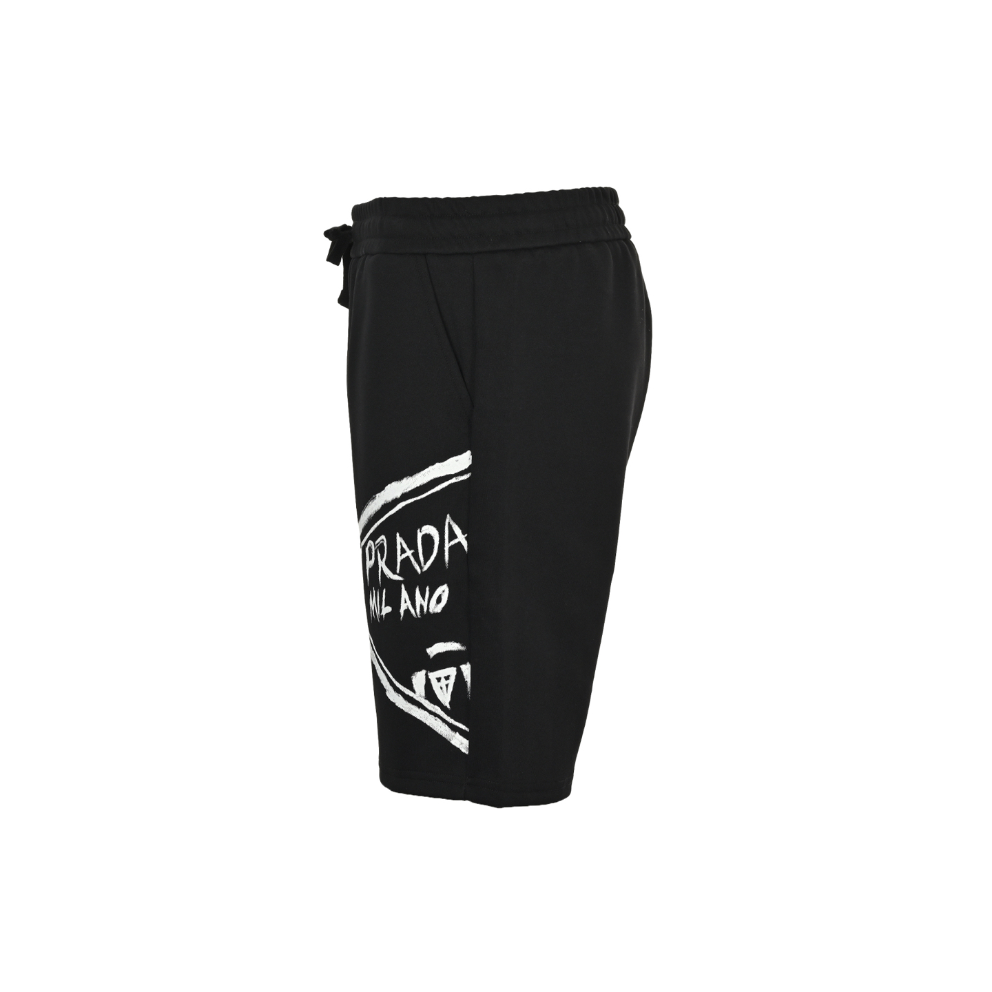 Prada 25ss lettering logo shorts