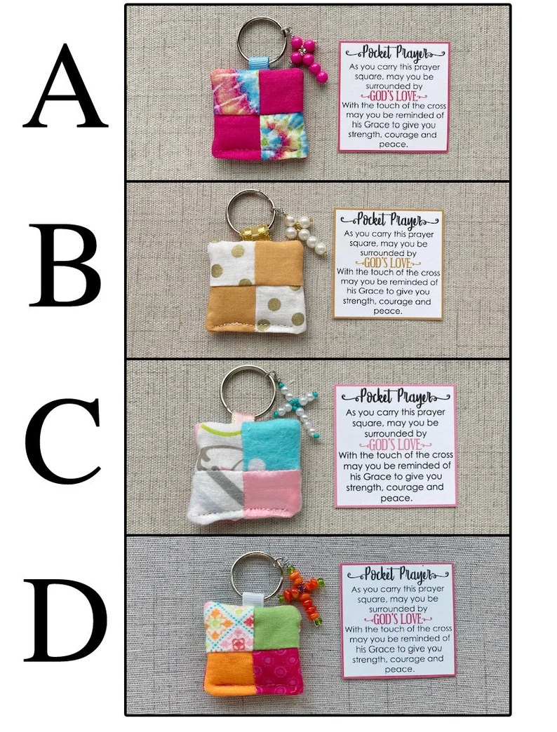 Prayer Cube Keychain