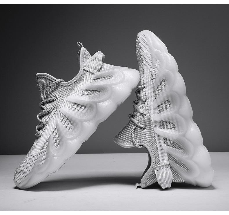 Flying woven fashion running casual sneakers