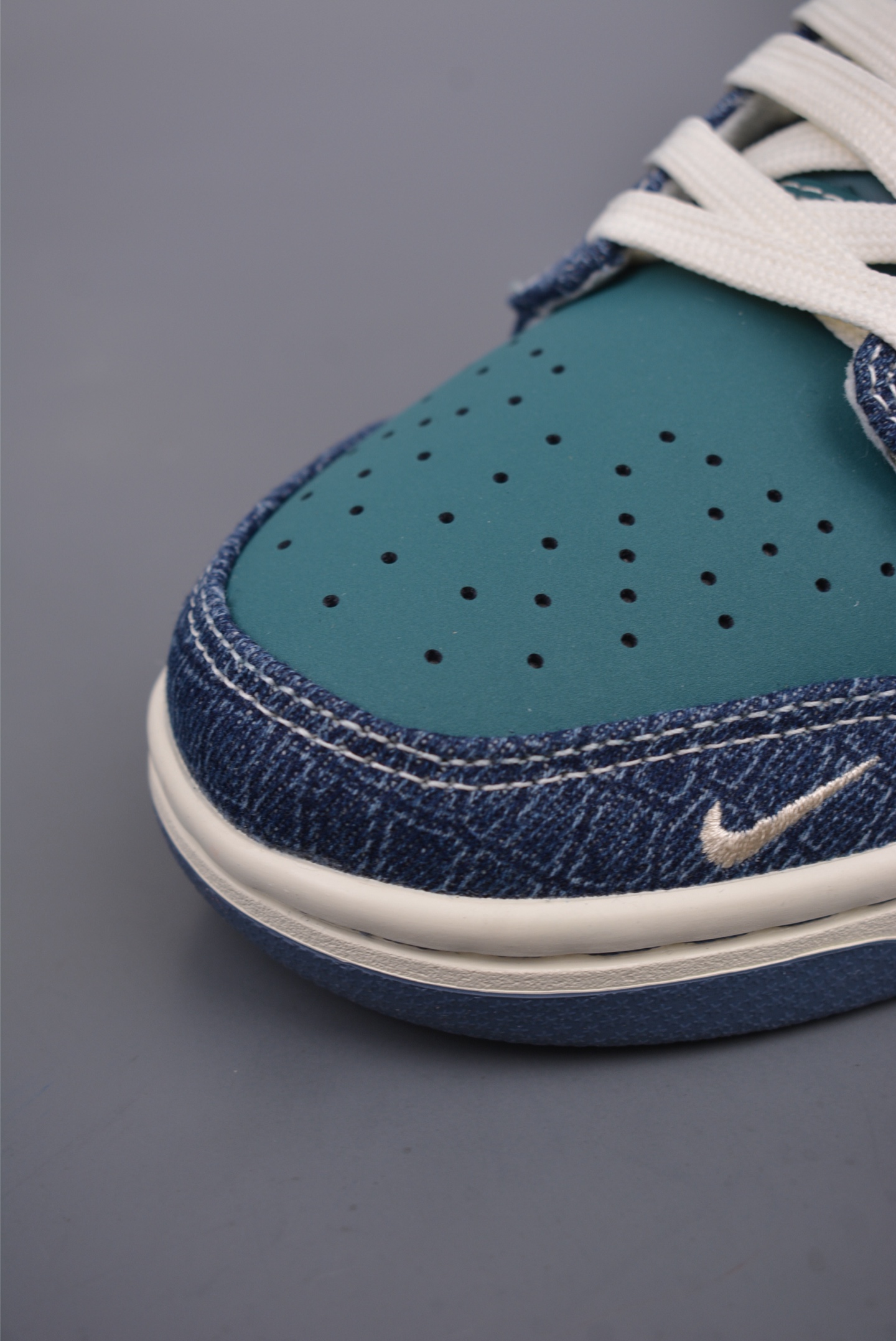 Stussy x Nike By You SB Dunk Low Retro SP Snake Year Denim Blue Lake Blue CH8311-283