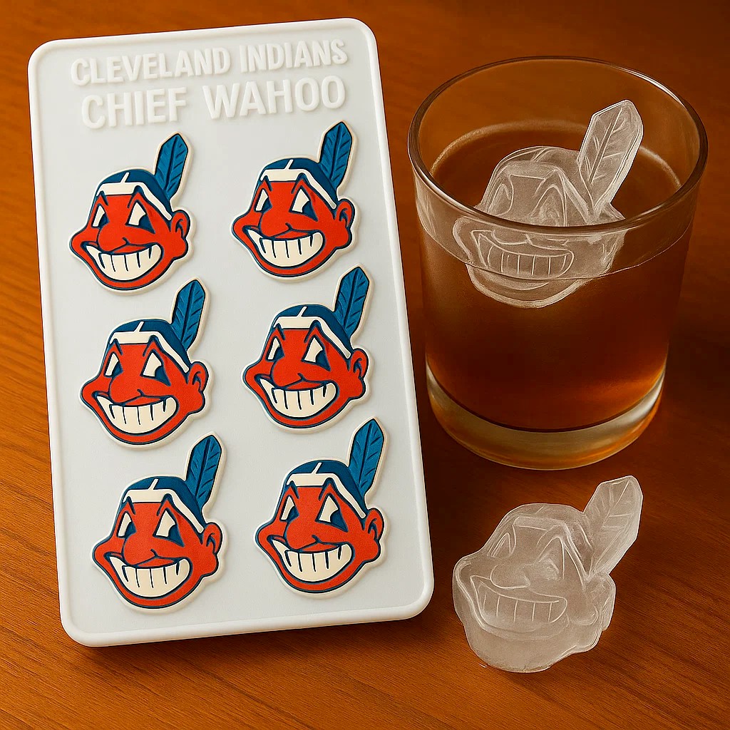 Cleveland Indians Chief Wahoo Ice Cube Silicone Mold