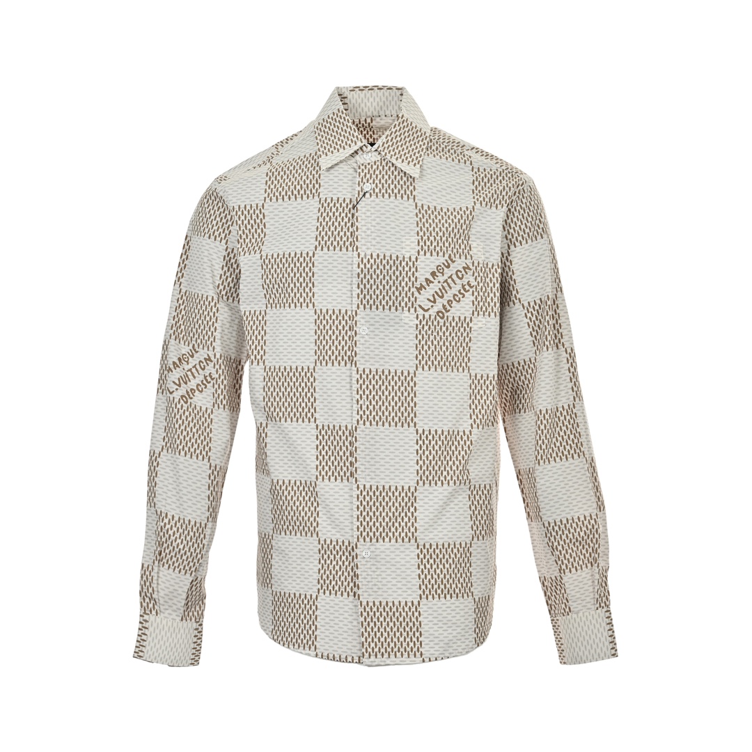 Louis Vuitton 24ss DAMIET Checkerboard Shirt