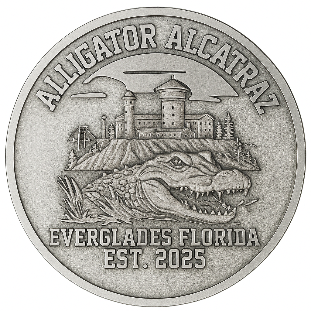 Alligator Alcatraz Commemorative Plaque
