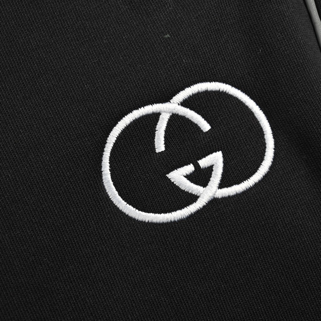 Gucci 24Fw Double G embroidered 3M reflective webbing trousers