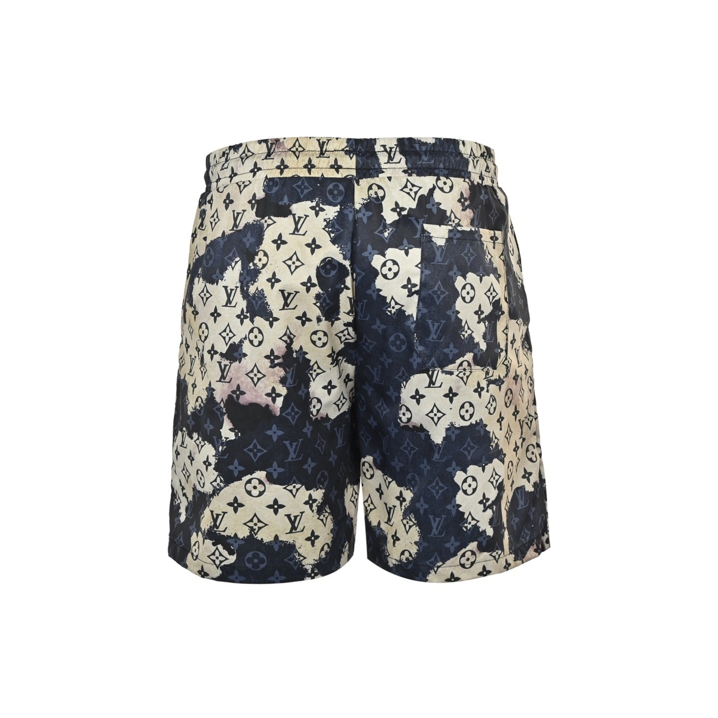 Louis Vuitton 25ss ink-rendered monogram beach shorts