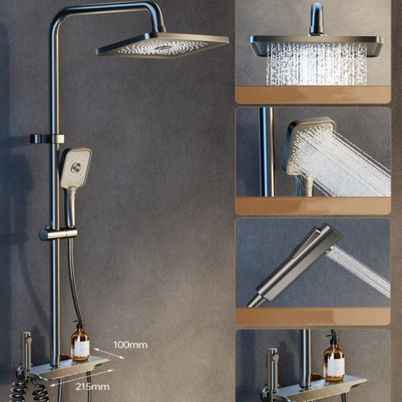 Intelligent Pressurized Thermostatic Digital Display Shower Faucet Set✈️Free Shipping