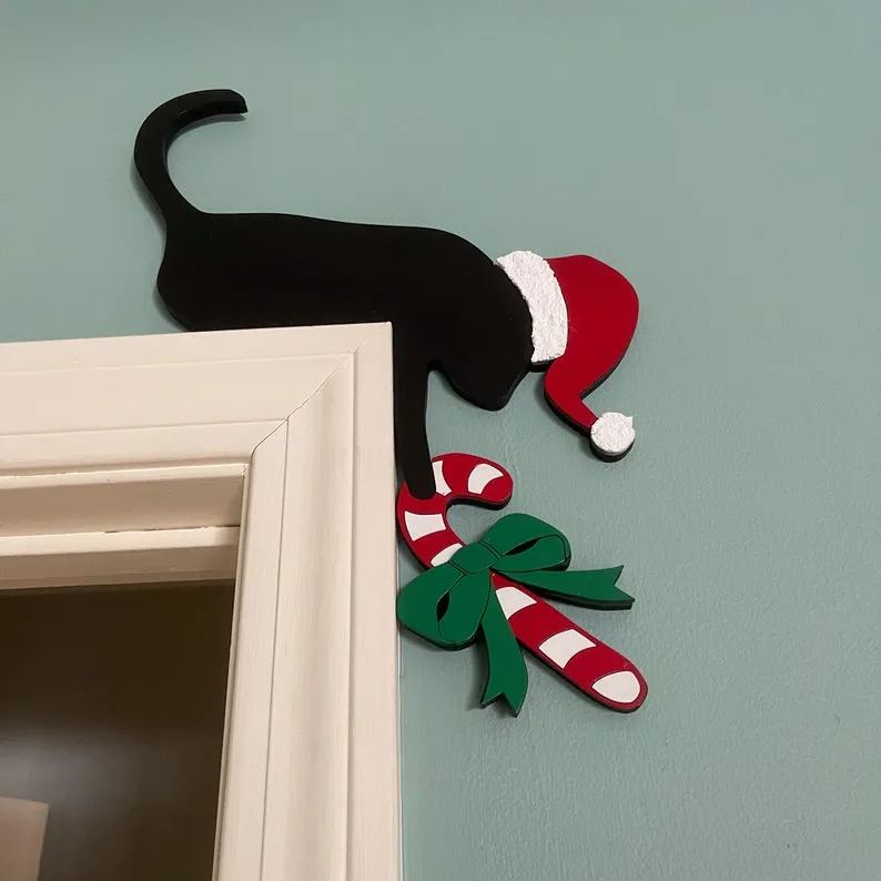 ON SALE🎅Christmas Funny Corner Sign Top Door Frame Ornament