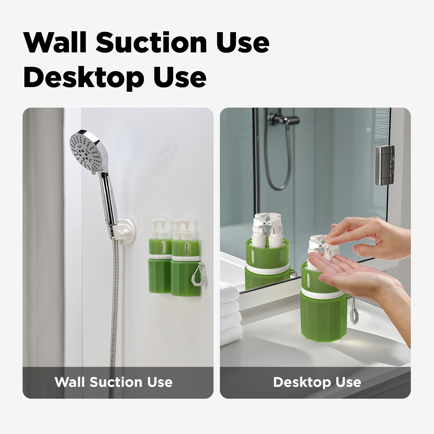 🔥ON SALE🔥TSA Approved Travel Bottles for Toiletries with Suction Cups
