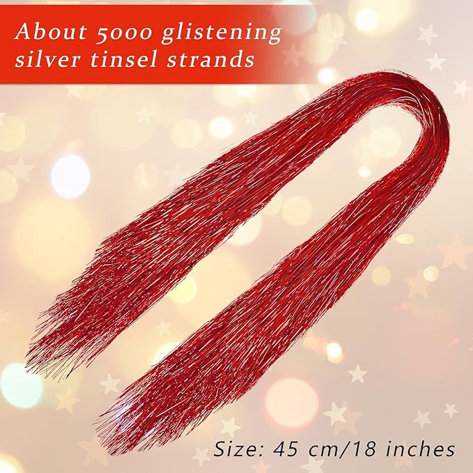 On Sale🔥5000pcs/Pack Tinsel Icicles Tree Christmas Decorations