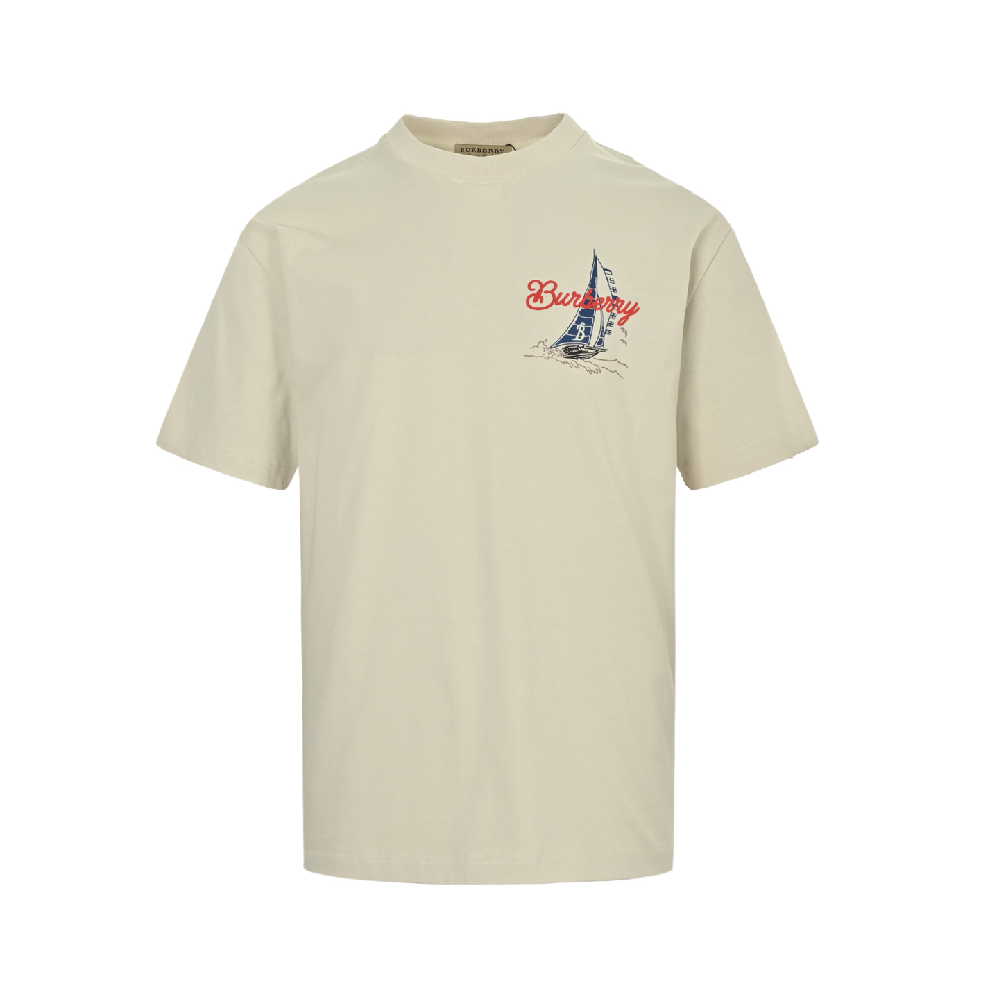 Burberry 25ss sailboat print short-sleeve shirt