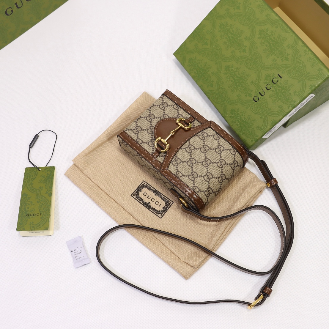 Gucci Horsebit 1955 series mini handbag 625615 92TCG 8563