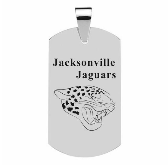 JACKSONVILLE JAGUARS TITANIUM STEEL DOG TAG