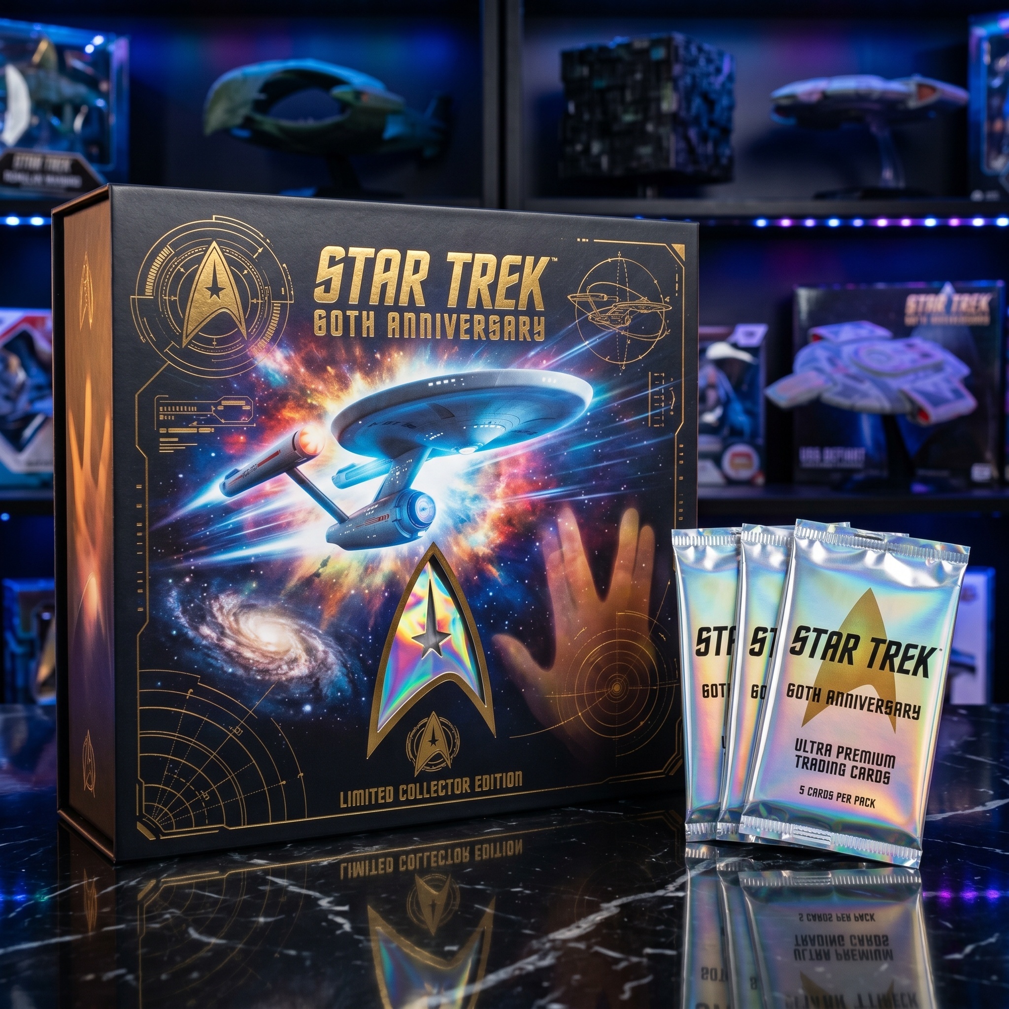 Star Trek 60th Anniversary Collector Card Box