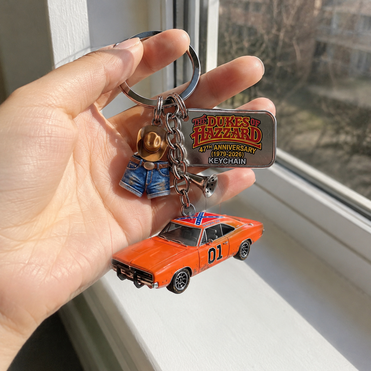 The Dukes of Hazzard 47th Anniversary Collector Keychain