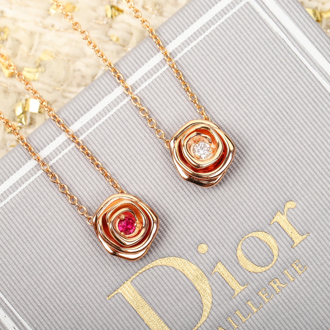 Dior Rose Necklace