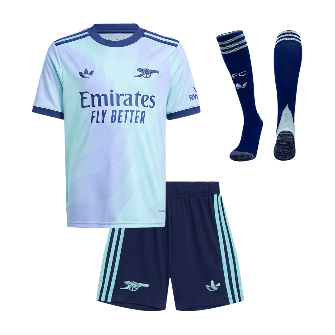 Arsenal Kids' Third Home Football Shirt (Shirt+Shorts+Socks) 2024/25
