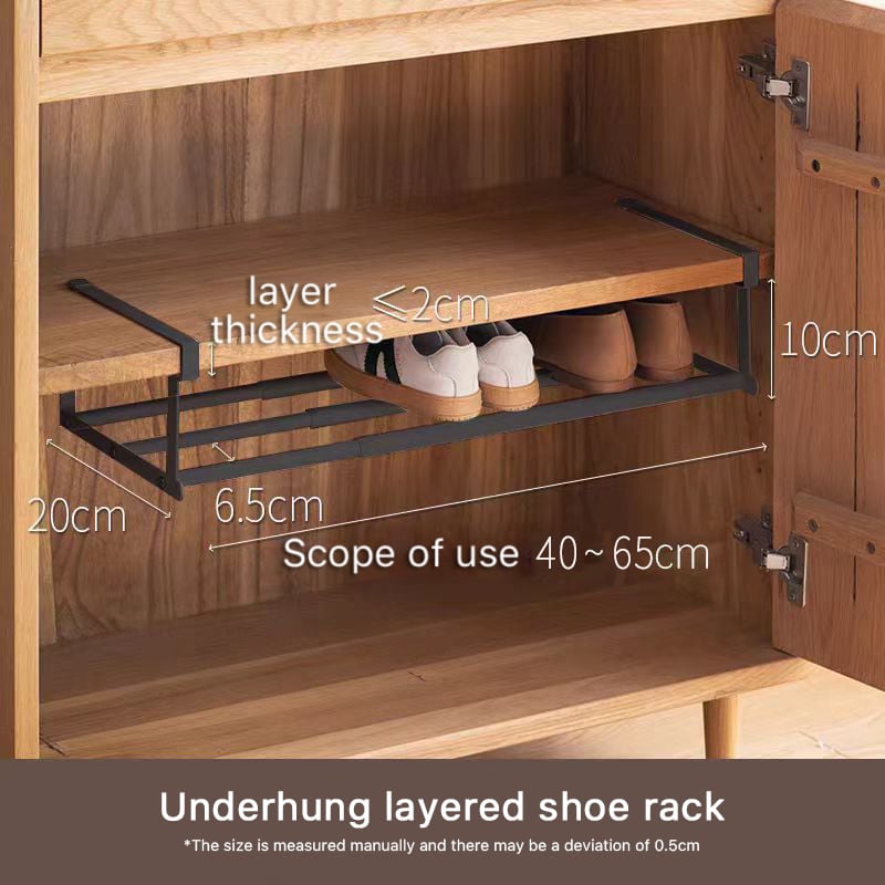 Multi-functional tiered partition shoe rack