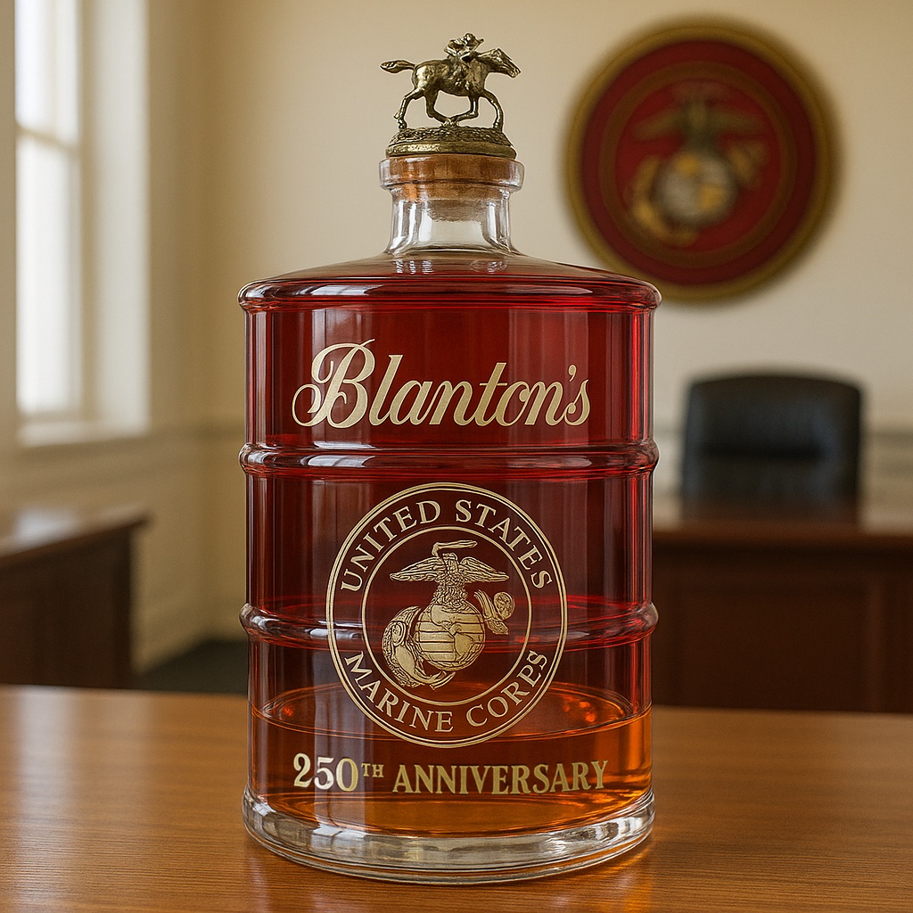 Marine Corps 250th Anniversary Gas Can Whiskey Bottle