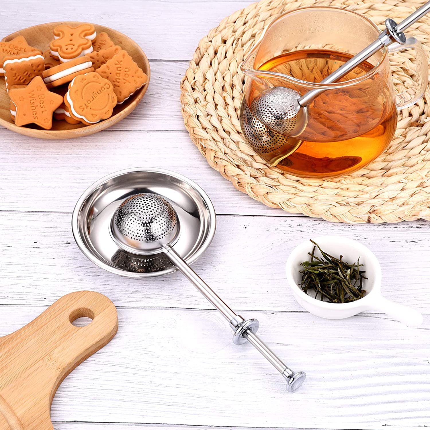 🔥Long-Handle Tea Ball Infuser(BUY 2 GET 2 FREE)