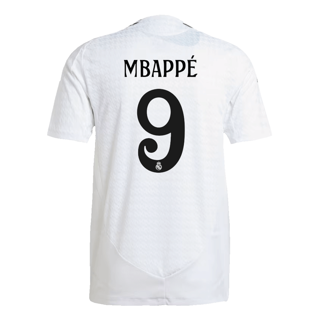 Cheap Real Madrid Mbappe #9 Home Football Shirt 2024/25 - Player Edition