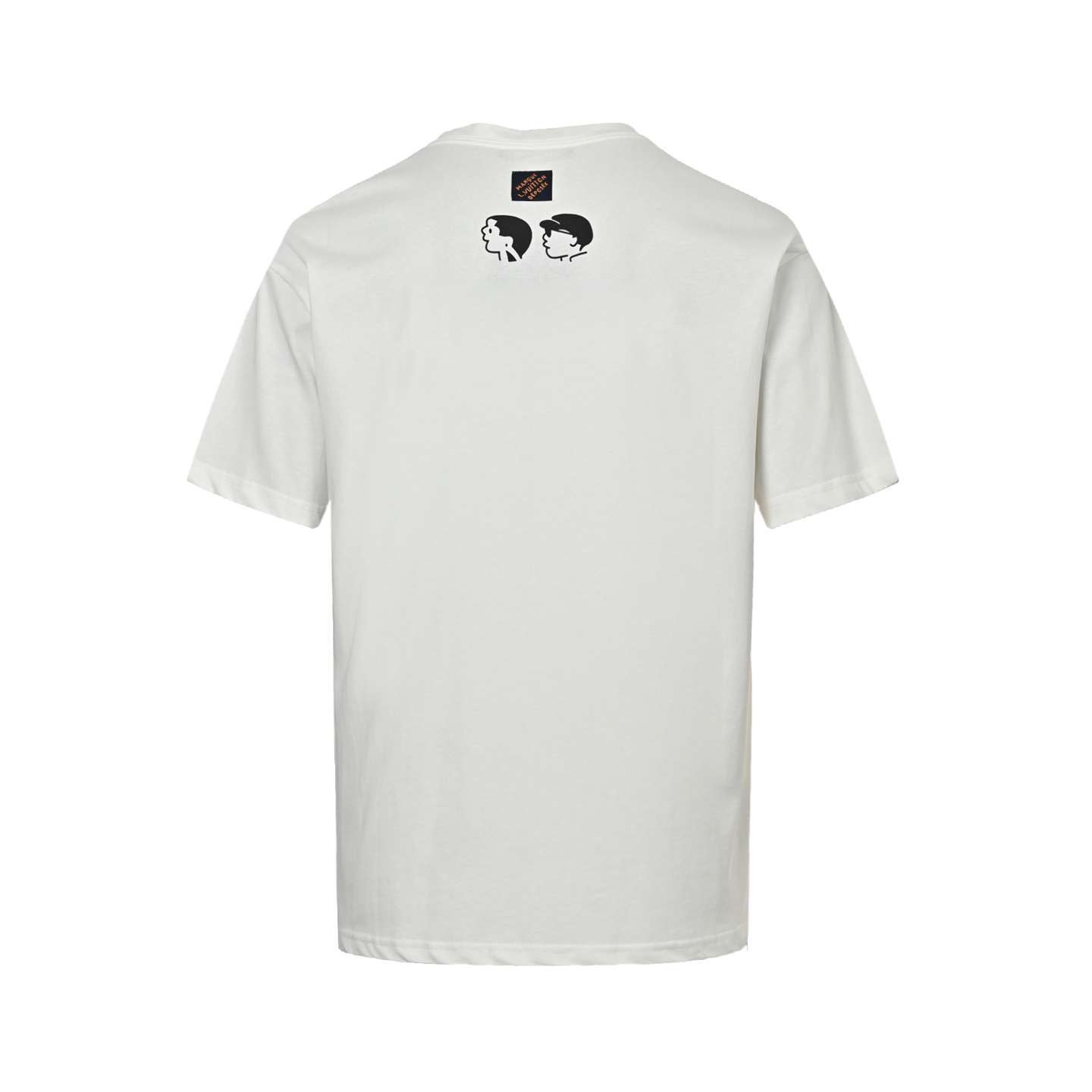Louis Vuitton 25ss short-sleeved shirt with little man's head print