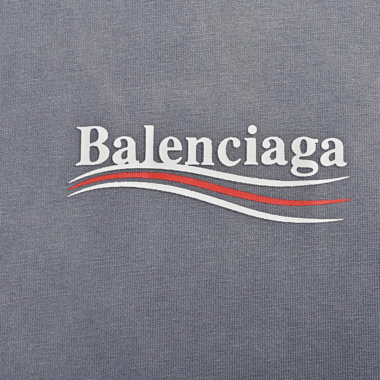 Balenciaga 25ss sun-faded cola print short-sleeve