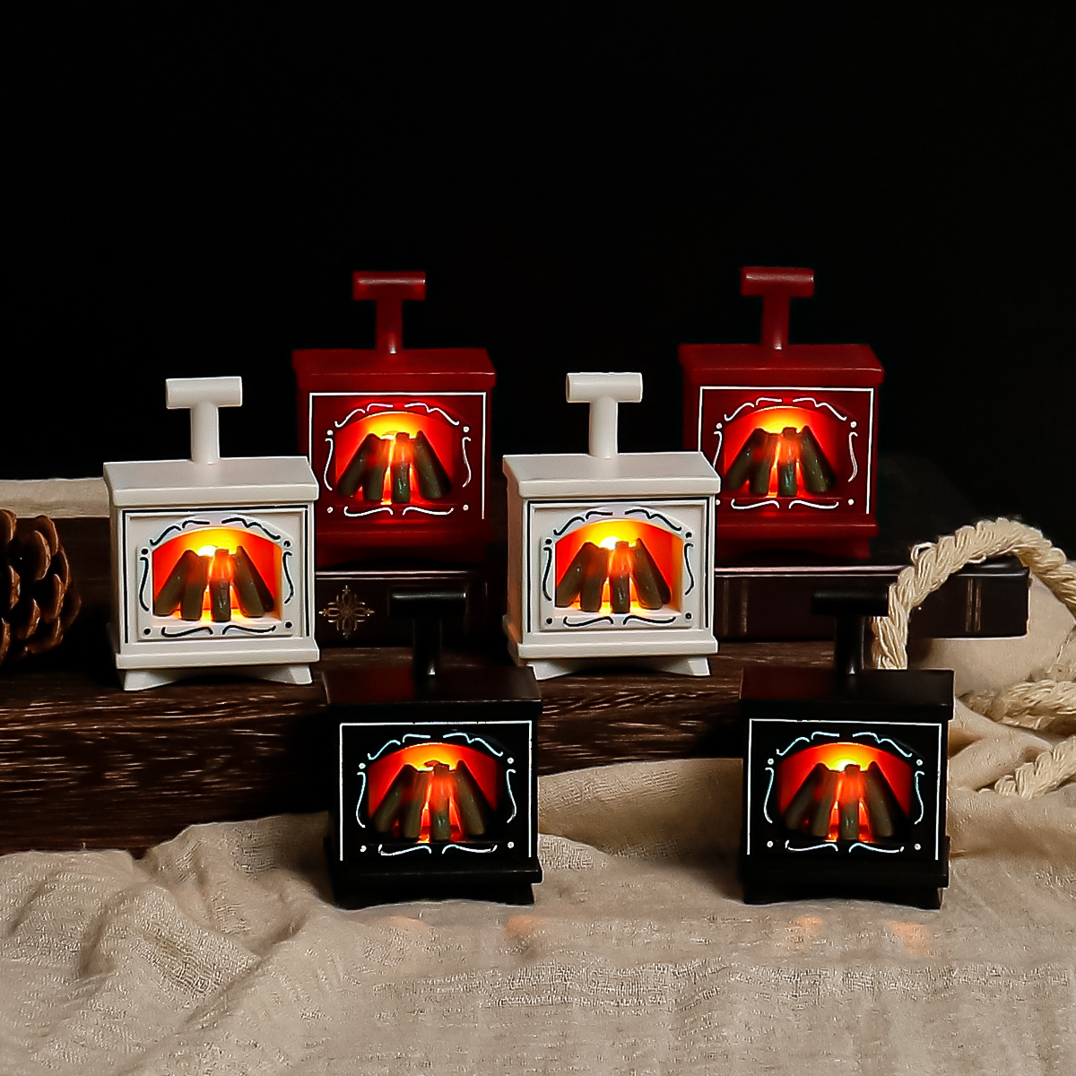 🎄Early Christmas Sale 49% OFF🎄Mini Fireplace Lamp with Flickering LED Flame