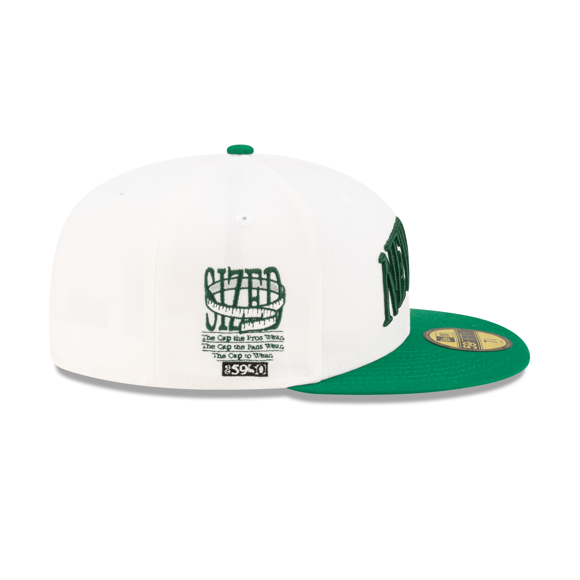 Sized College White 59FIFTY Fitted Hat