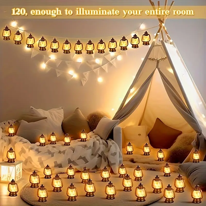 🕯️🕯️2024 Christmas Carnival Night Sale - Mini Vintage LED Candle Lights