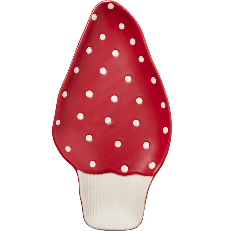 🔥Buy More Save More🔥Ceramic Red Mushroom Tableware
