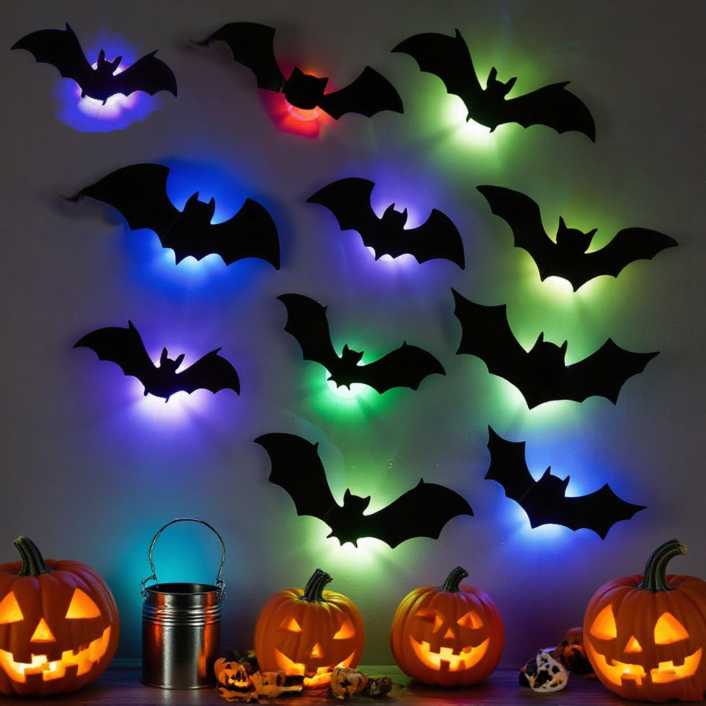 🔥On sale🔥 3D Bats Decoration Led Light