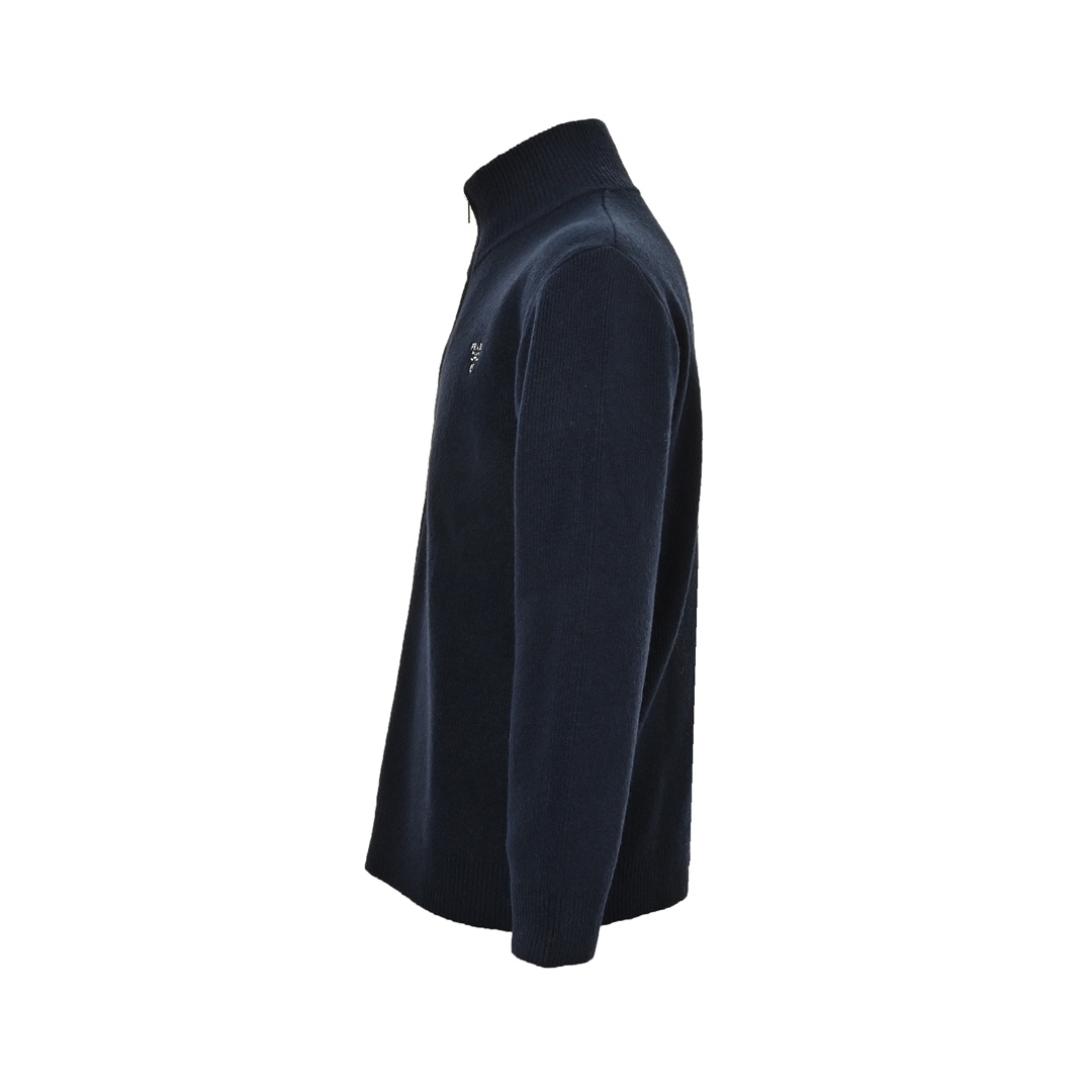 Prada 24Fw inverted triangle knit zipper cardigan jacket