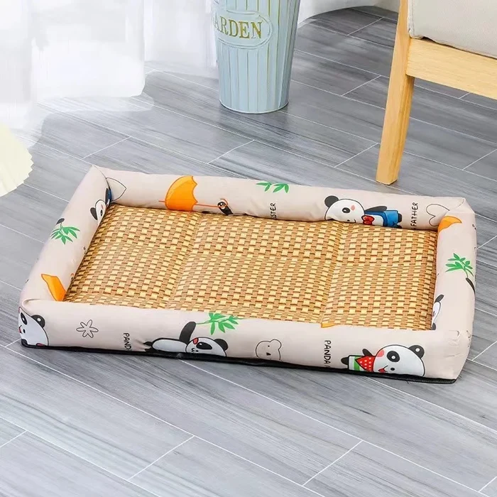 🔥Last Day Promotion-60% OFF🔥Ice Rattan Cooling Bed For Cats/Dogs