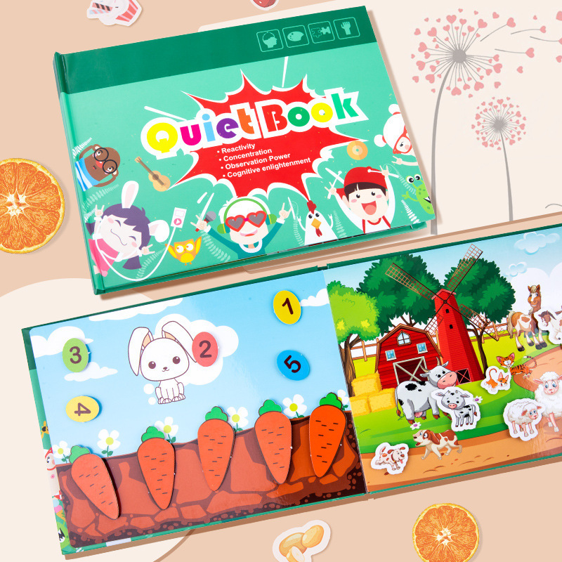(🔥Early Christmas Sale- SAVE 48% OFF) 2022 New Montessori Interactive Felt Quiet Book-BUY 3 SETS FREE SHIPPING