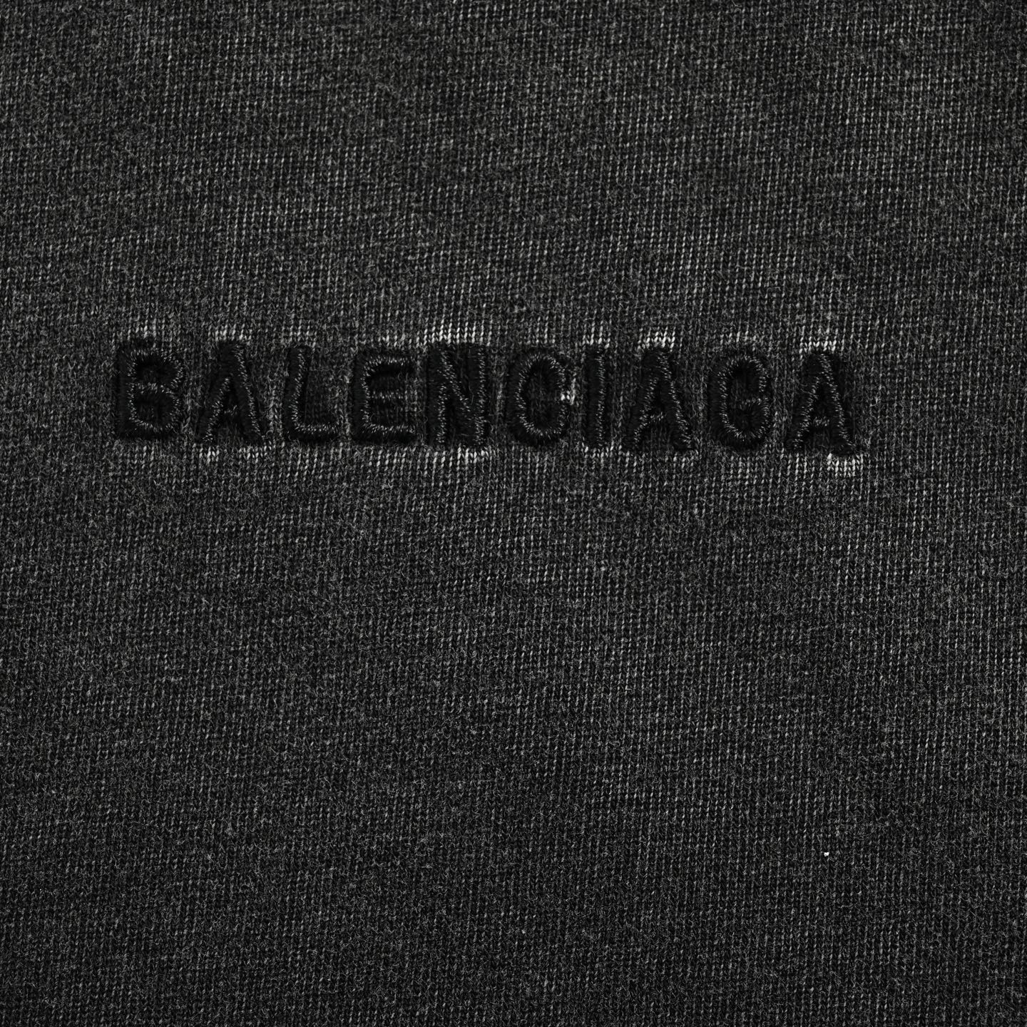 Balenciaga 25ss paint inkjet front and back embroidered short sleeves