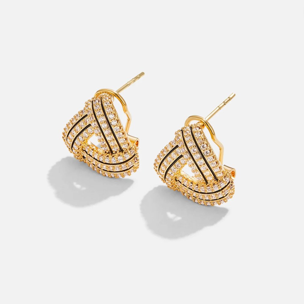 Great Gatsby Black & Gold Earrings