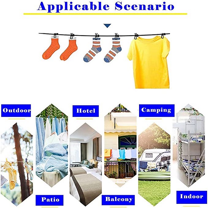 (Limited Time 50% OFF!!!)Portable retractable windproof clothline-BUY 3 GET 2 FREE & FREE SHIPPING