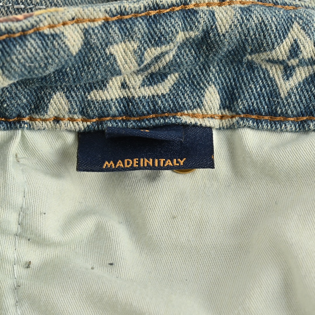 Louis Vuitton Vintage Rose Floral Jeans