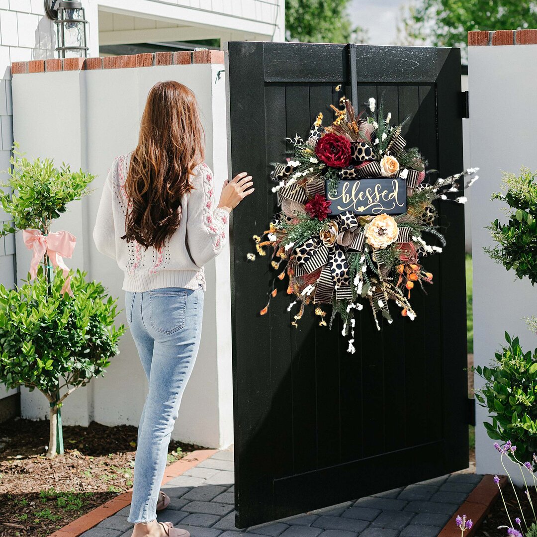 Autumn Sale🎃Fall Cheetah Wreath-Year Round Wreath (48% Discount)