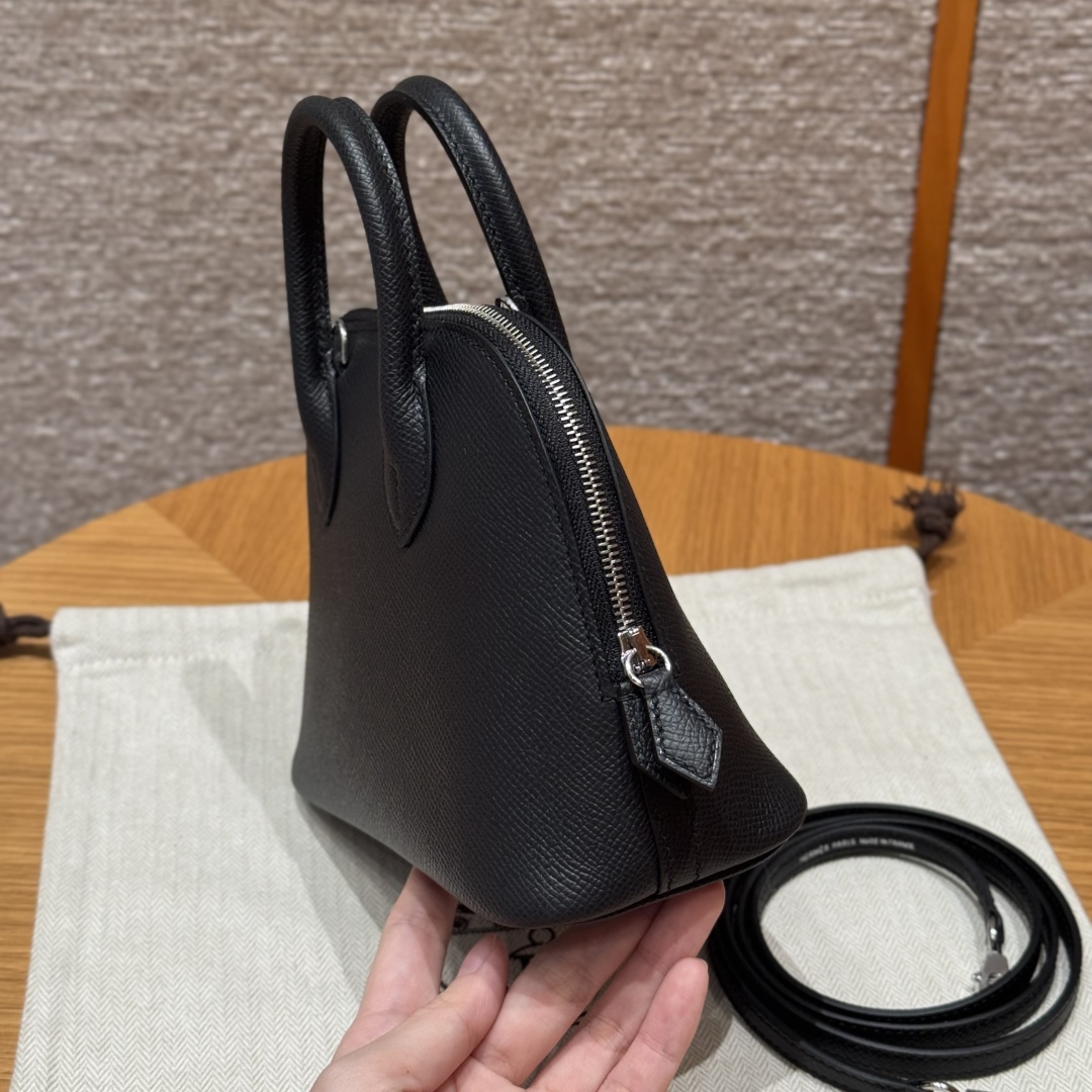Hermès Bolide Mini 89Noir Handbag (Handmade to Order)