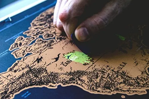 🔥Last Day 60% OFF🔥Scratch Map of the World