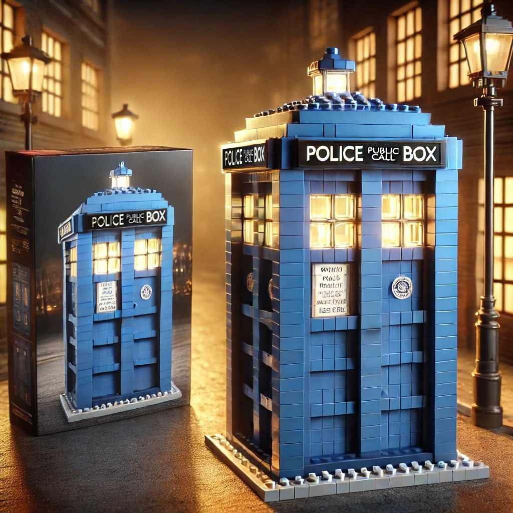 Building Bricks Time Traveler's TARDIS