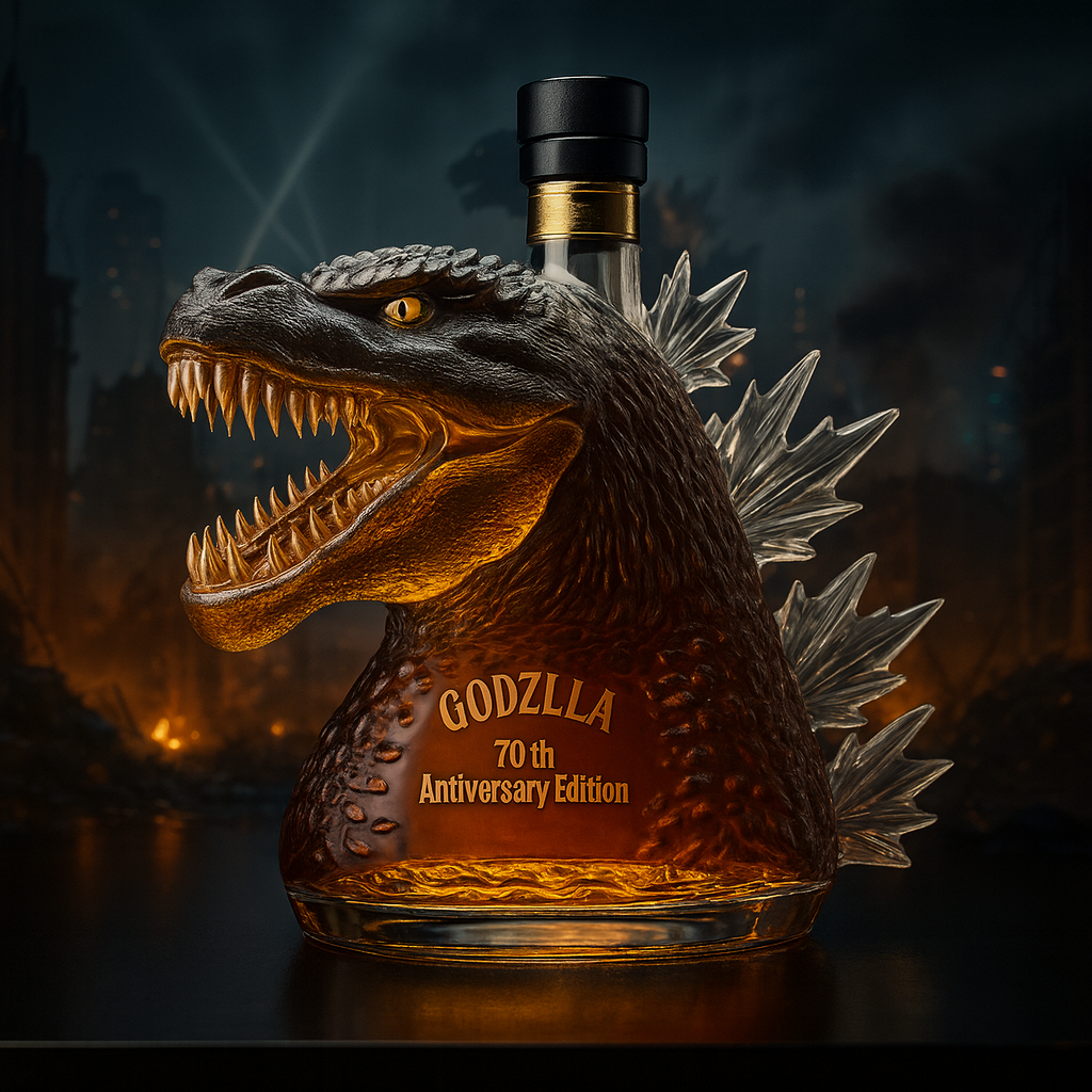 Epic Monster-Inspired Whiskey Decanter – Heavy Glass Liquor Bottle with Striking Sculpted Design
