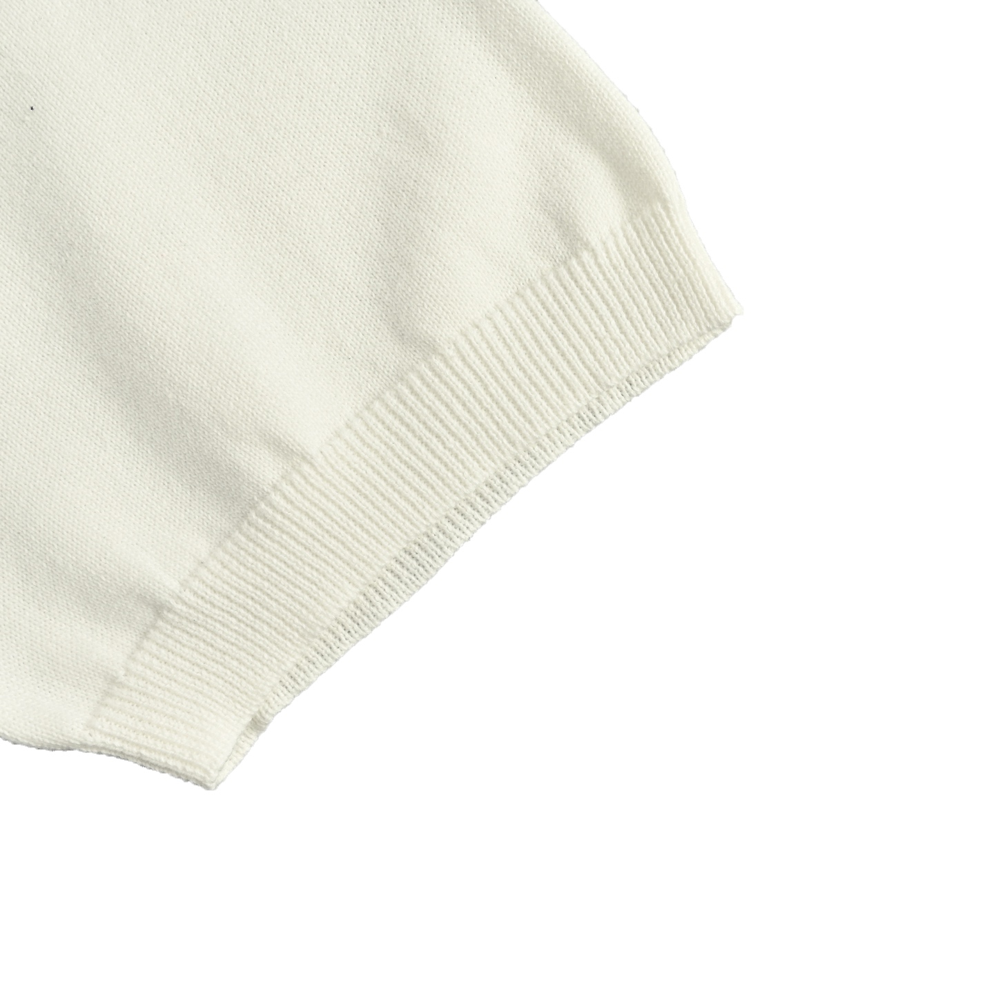 Gucci 25ss Pocket Lettering Intarsia Knitted Polo Short Sleeve